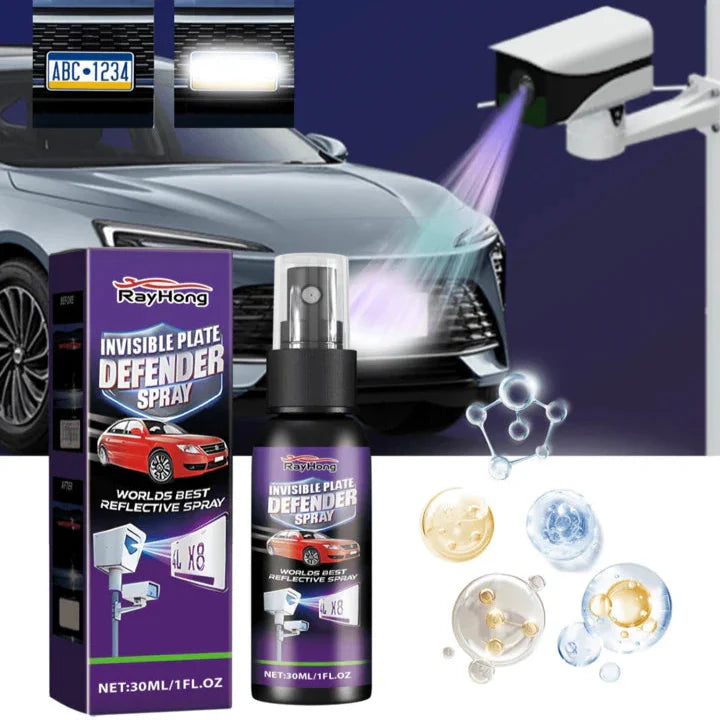 License Plate Reflective Spray