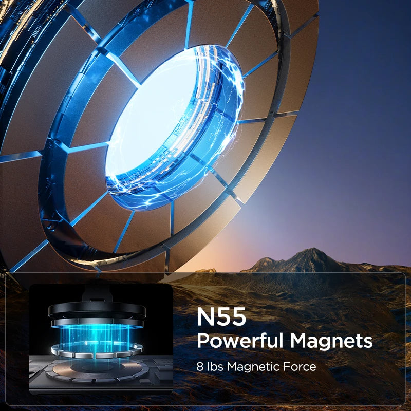 X Soporte magnético plegable para teléfono de coche