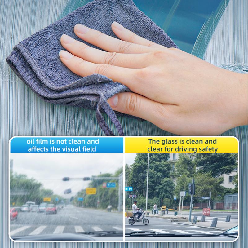 Limpieza de la película de aceite del coche 