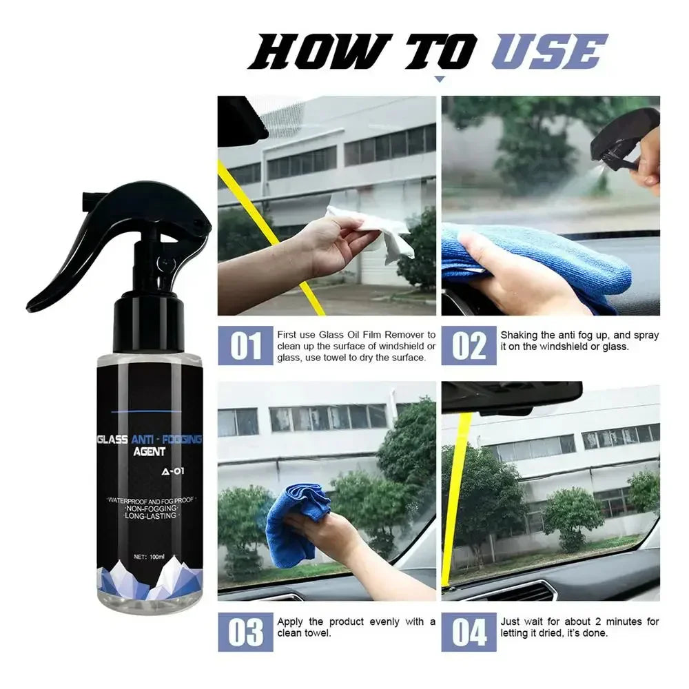 Spray antivaho para coche