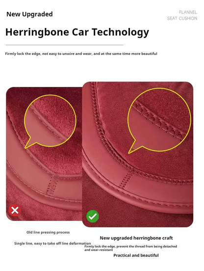 🔥HOT PRODUCT🔥 – Luxury Soft Plush Car Seat Cushions – Cozy Comfort & Elegant Interior Upgrade